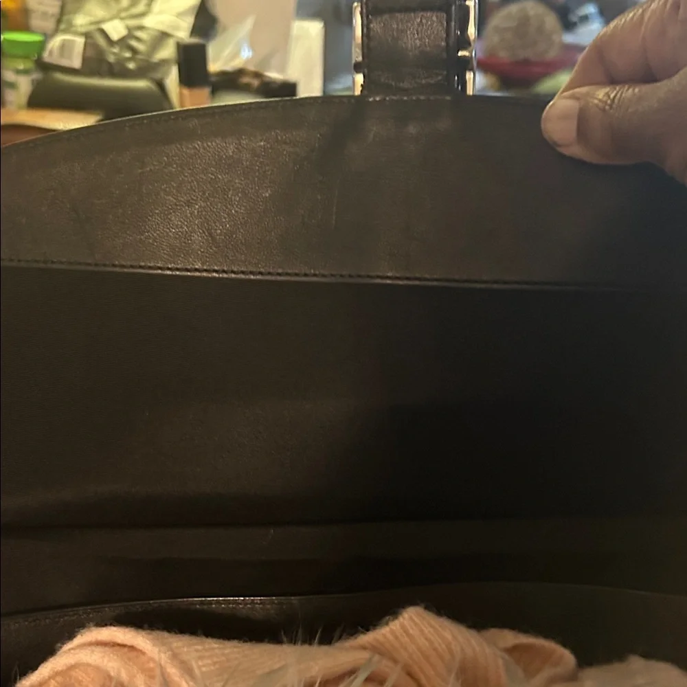 Coach Black Leather Briefcase